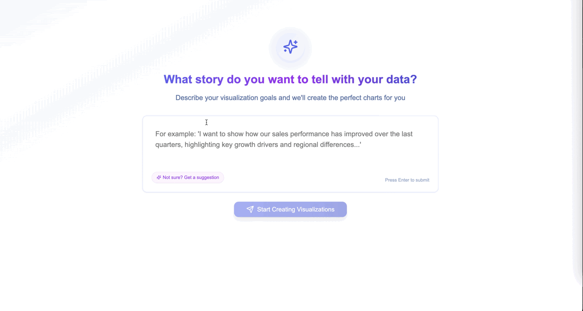 Upload your data step