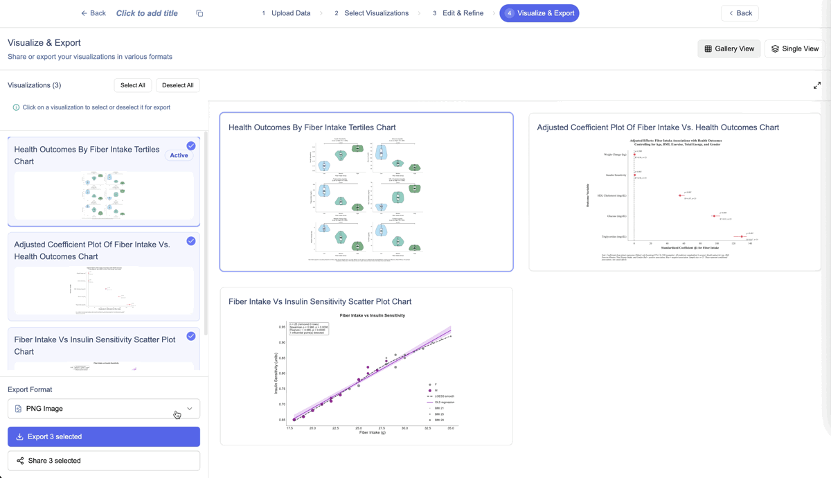 Upload your data step